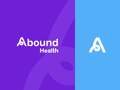 Abound Health Logo Concept 5 a abound branding disabilities health healthcare leap logo spring support