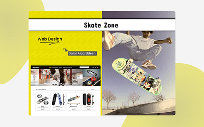Skate Web Design app branding design graphic design illustration landing page skate skateboard ui uiux web web design