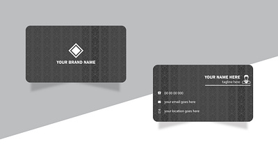 creative business card design black and white black and white bost your business business card business card design business flyer card design graphic design illustration official identify