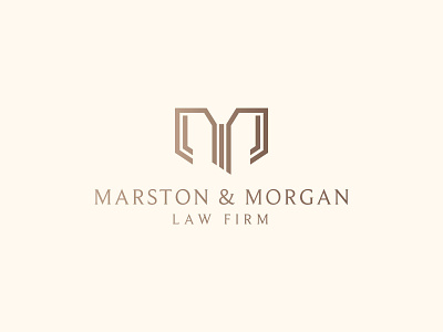 Marston and Morgan - Law Firm Logo anjana kalpa balance brand identity branding creative logo design fairness law firm law firm logo logo luxury logo minimal logo mm logo mm monogram mm symbol scales of justice