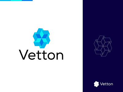 Vetton Logo abstract logo branding creative logo design illustration logo logo designer modern logo ui vector