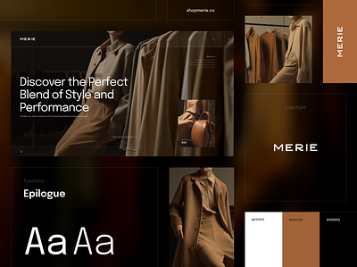 Merie Brand Concept app branding design graphic design logo ui ux vector