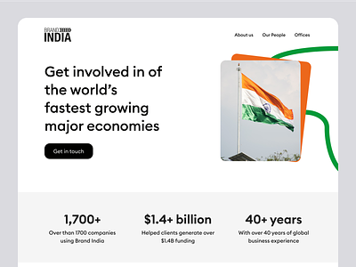 Brand India Website india landing page ui ui ux ux web design website design