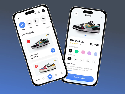 Shoe Store Mobile Application animation app app design awe ecommerce ecommerce app fashion ios mobile app nike store shoe store ui