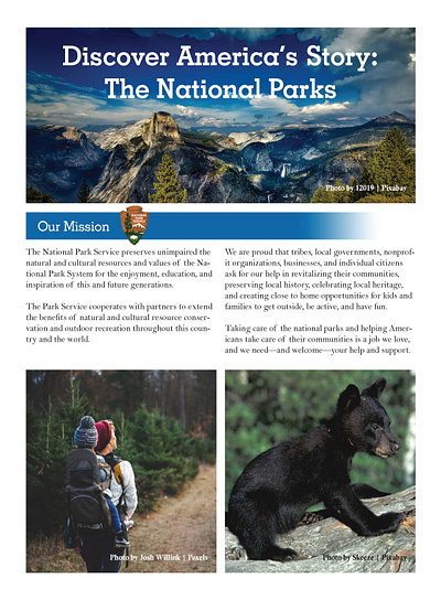 National Parks Poster design graphic design poster