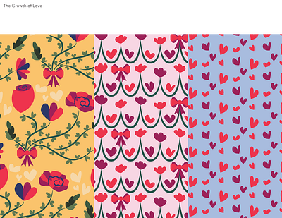 The Growth of Love design graphic design pattern