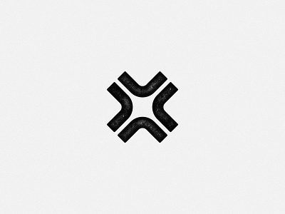 The Station brand identity brand mark branding crossing geometric graphic design icon logo symbol