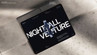 Nightfall VC - Web Experience & Visual Identity 3d animation branding design graphic design motion graphics ui