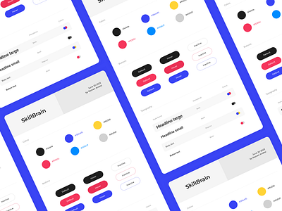 Brand GuidLine branding design ui