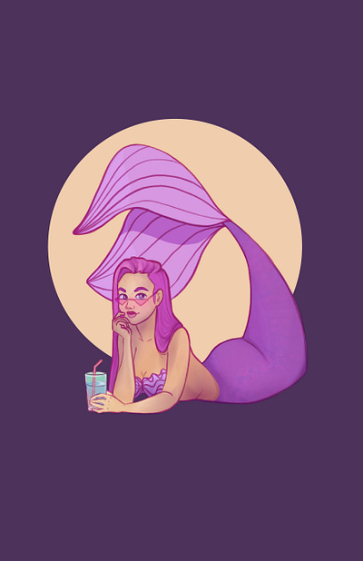 Mermaid #01 digital art digital illustration illustation mermaid mermaid art mermay under the sea