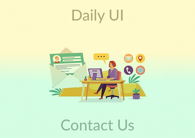 Contact Us app branding design graphic design illustration logo typography ui ux vector