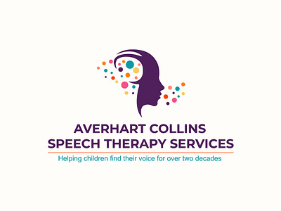 Averhart Collins Logo Design. brain branding colorful creative design face graphic design graphicsdesign humanicon logo logodesign logodesigner logomark logos logotype modern multicolor peopleface professional therapyservice