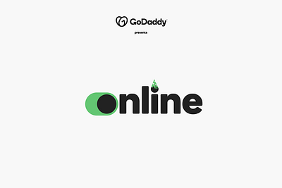 Logo for .Online graphic design logo typography