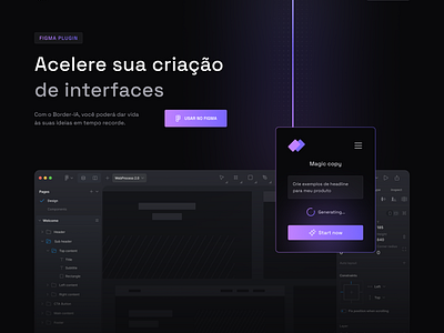 Border-IA — Concept Figma Plugin design ia ui uiux web website