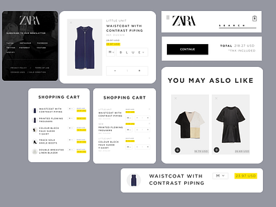 Zara - Shopping Funnel Improvement design design app figma shopping shopping funnel ui ux webdesign zara