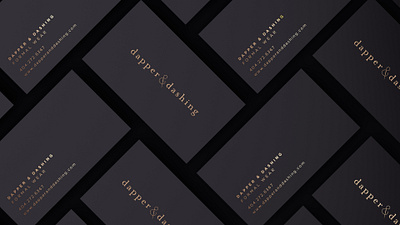 Logo and business card design for formal wear company branding graphic design logo