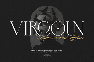 Virgoun | Ligature Serif Typeface branding