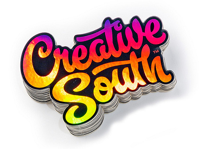 Official sponsor for creative south 2022 branding conference design festival graphic design illustration logo