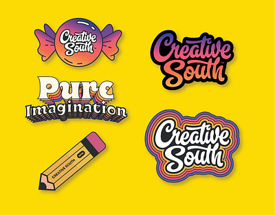 Sticker Pack - Creative South 2022 branding design graphic design illustration logo