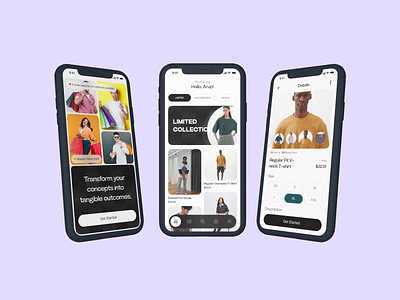 E-commerce App UI figma graphic design ui