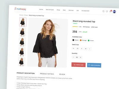 eCommerce - Product page design creative agency creative agency ui creative design design ecommerce ecommercewebsite fashion fashionstore illustration landingpage onlinebusiness onlinestore productpage trendy design ui ui ux design uidesign uiux webdesign websitedesign