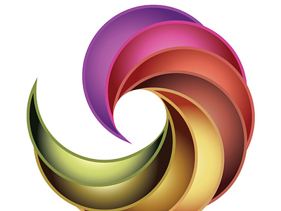 Spiral Logo-Gradient adobe gradient illustration illustration new logo logodesign spiral vector