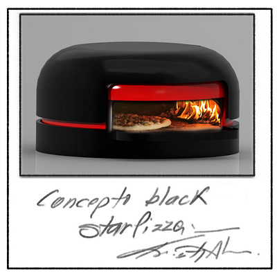 StarPizza Napolitan Oven branding cad cam design graphic design illustration product design ui vector