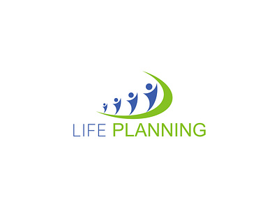 Life Planning logo design and combine concept logo design combine logo creative design illustration life planning logo logo man life logo minimal new logo symbol logo unique logo