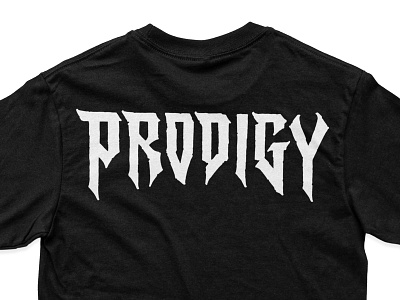 PRODIGY apparel clothing lettering skateboarding t shirt trash type typography