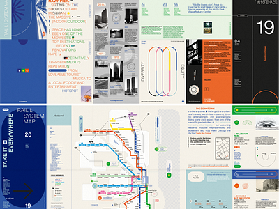 City of Chicago ↗︎ 🚉 brand and identity branding brochure city city brand design editorial experimental graph helvetica logo typography