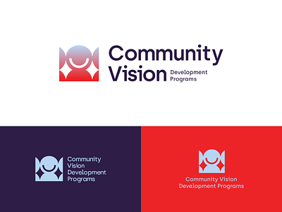 Community Vision Development Programs Logo Concept brand identity branding clarance design illustration logo