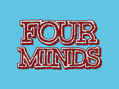 Four Minds · 03 lettering nofx punk rock type typography