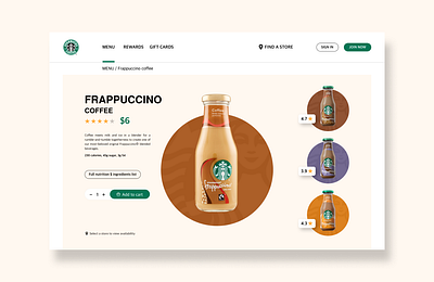 UI UX Design For Coffee Product Page app branding design graphic design illustration logo typography ui ux vector