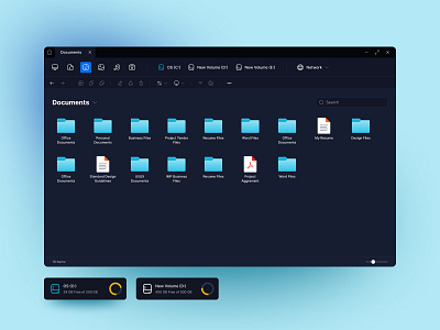 Windows File Explorer by Sudhakar Mannam on Dribbble