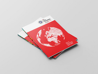 Annual Report Book Cover Design book cover branding design graphic design mockup