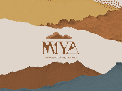 Miya, A Thousand Calming Moments branding color colorful design flat food graphic design illustration logo luxury minimal modern packaging premium presentation simple