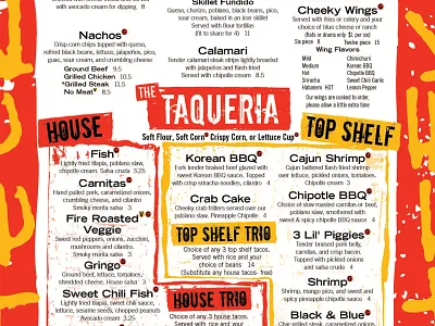 Cheeky - Food Menu branding color calibration design food menu graphic design layout typography