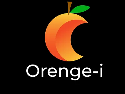 Orange - I Logo Design branding graphic design illustration logo ui ux vector