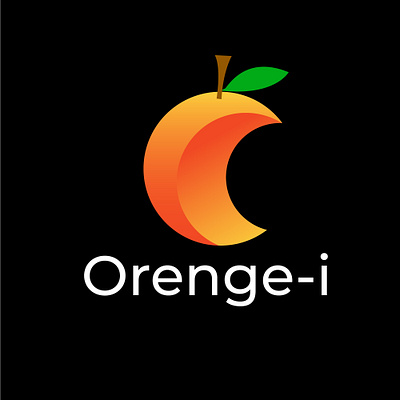 Orange - I Logo Design branding graphic design illustration logo ui ux vector