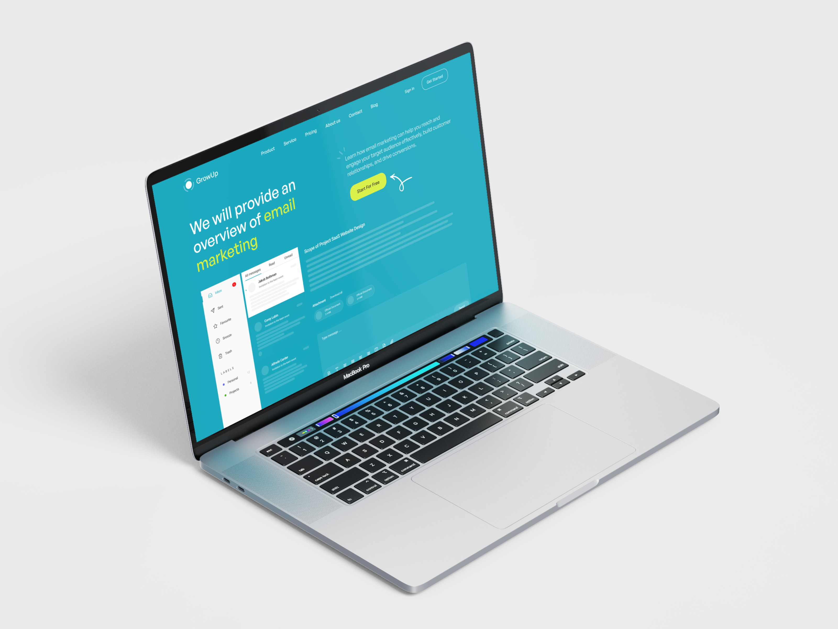 SaaS - Email Marketing Web Design by Arip for Enver Studio on Dribbble
