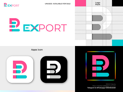 Export Logo Concept 3d logo abcdefghijklmnopqrstyvwxyz apps icon logo brand identity logo branding company logo graphic design icon mark logo minimalist logo modern logo monogram logo typographic logo vector