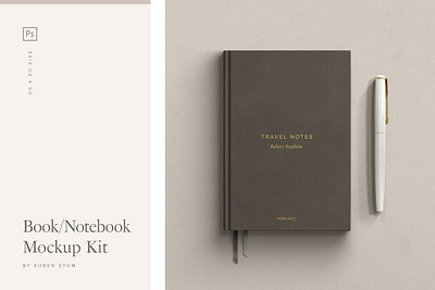 Book/Notebook Mockup Kit print