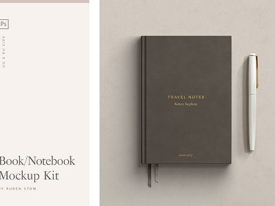 Book/Notebook Mockup Kit print