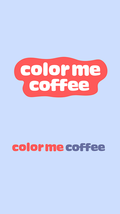 Color Me Coffee Logo Variations branding design graphic design logo