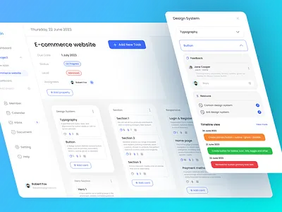 Taskin - Dashboard Task Management card crm dashboard design management real time schedule system task task manager ui ui desogn ux ux design web design