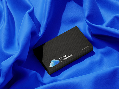 Business Cards | Cloud Immersion blue branding branding business card business card design business cards database branding graphic design logo logo design print design startup branding stationery stationery design visual identity