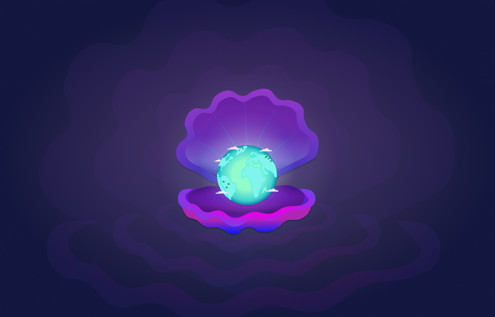 My World blue bold branding cloud design desktop graphic design icon illustration nepal sea ui uidesign underwater ux vector web world