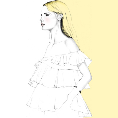 Self Initiated Illustration design editorial fashion illustration illustration