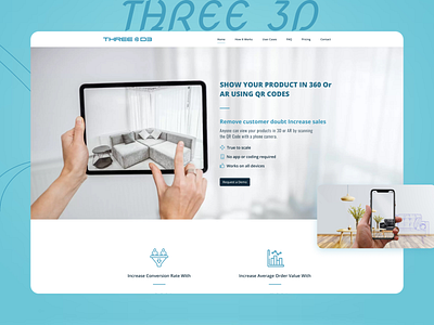 ThreeD3 ar web graphic design logo ui vector web design