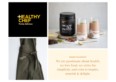 Healthy Chef Brand Identity branding design packaging publication style guide